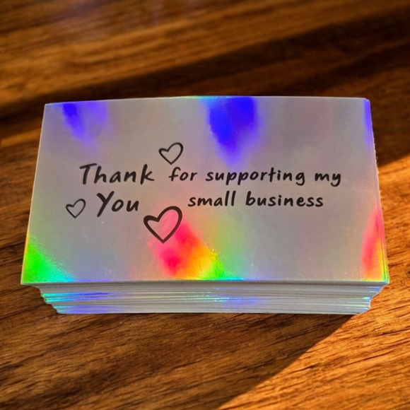 Thank You Cards and Sticker Bundle - Picture 2 of 3